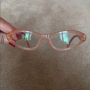 Prada pink glasses